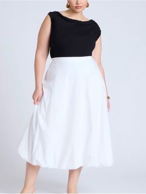 Eloquii Maxi Bubble Skirt Size 16